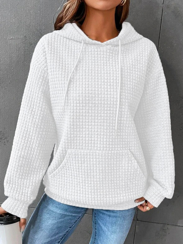 W&W Mode | Casual Hoodie Einfarbig für Damen