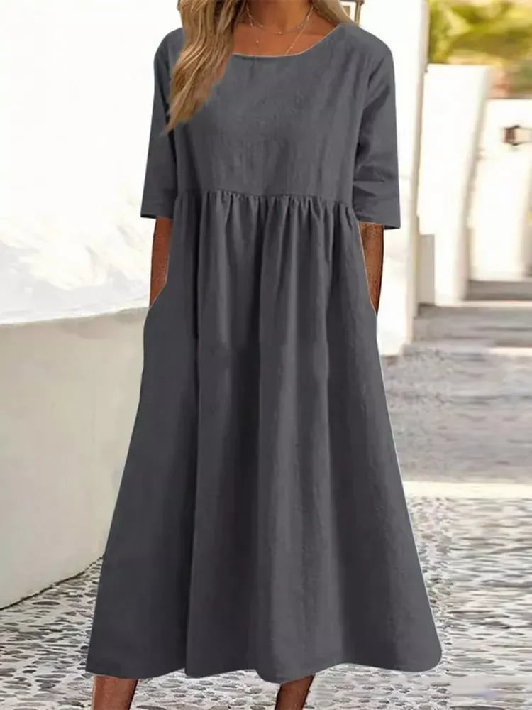 W&W Mode | Elegantes, Bequemes Baumwollkleid