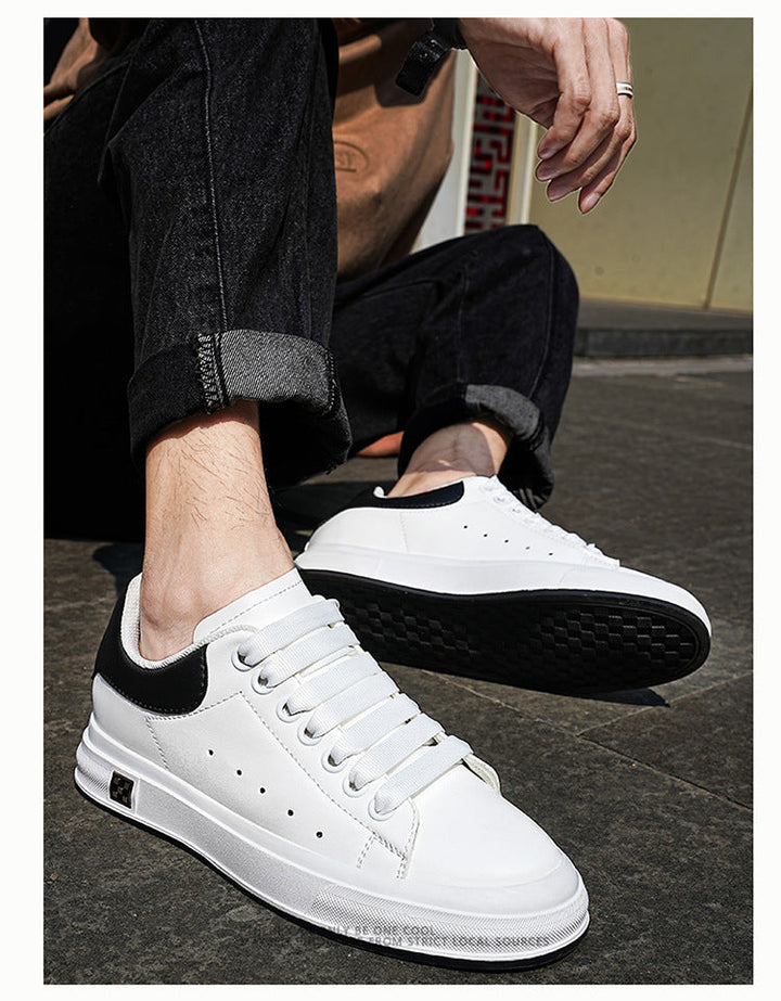 W&W Mode | Sneaker Mit Erhöhung Bequeme Freizeitschuhe Mit 6 Cm Verstecktem Absatz, Aus Kunstleder, Für Alltag & Business