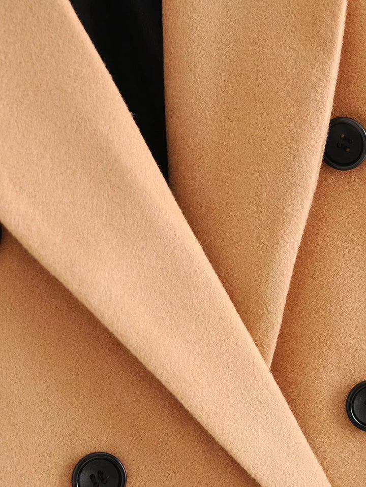 W&W Mode | Zweireihige Jacke mit Kapuze