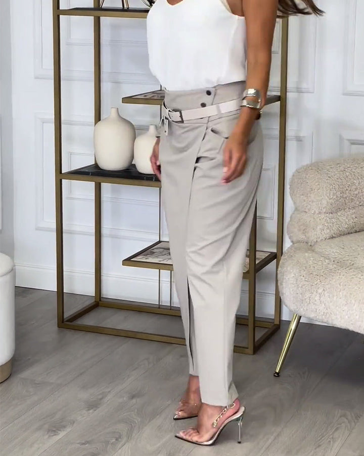 W&W Mode | Patchwork Hose Mit Gürtel