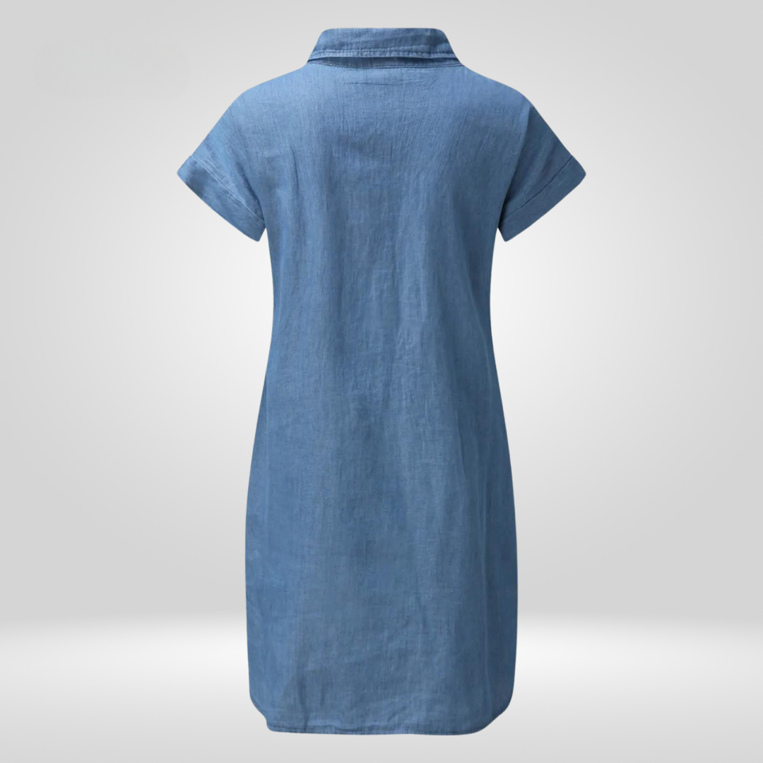 W&W Mode | Elegantes Denim Kleid