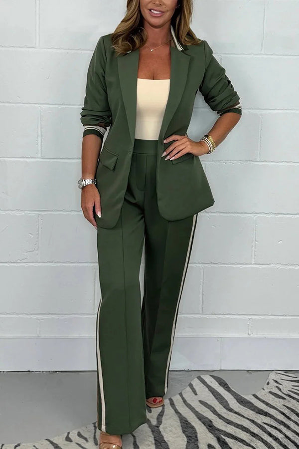 W&W Mode | Stilvolle Herbst Schicke Blazer und Hose Set für Frauen