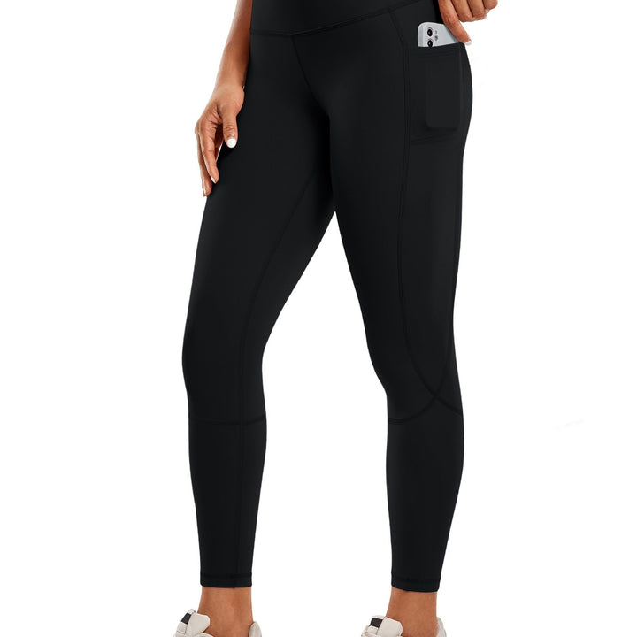 W&W Mode | Schnell Trocknende Damen Yogalegging Mit Hohem Bund Und Tasche