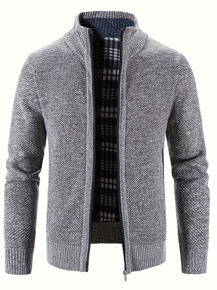W&W Mode | urbaner Herrenmantel Warme Stehkragenjacke