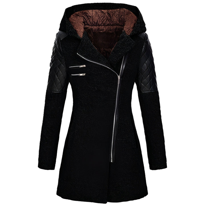 W&W Mode | Winterlicher Woll|Trenchcoat Mit Kapuze