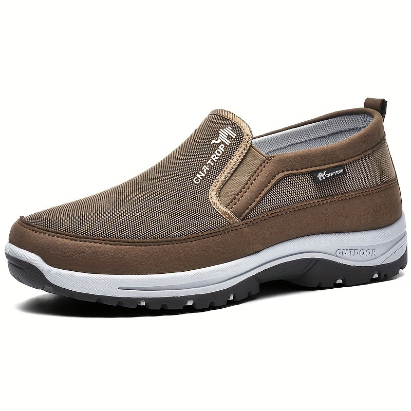W&W Mode | Herren Slip on Sneaker Loafer Atmungsaktiv Und Bequem
