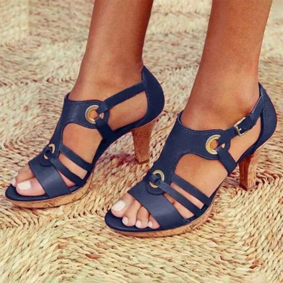 W&W Mode | Bohemische Sandalen mit hohem Absatz