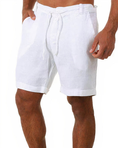 W&W Mode | Basis Leinen Shorts Für Herren