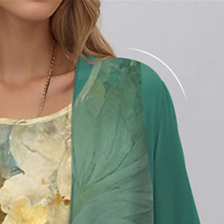 W&W Mode | Chic & Bequem Blusen Und Kleid Ensemble