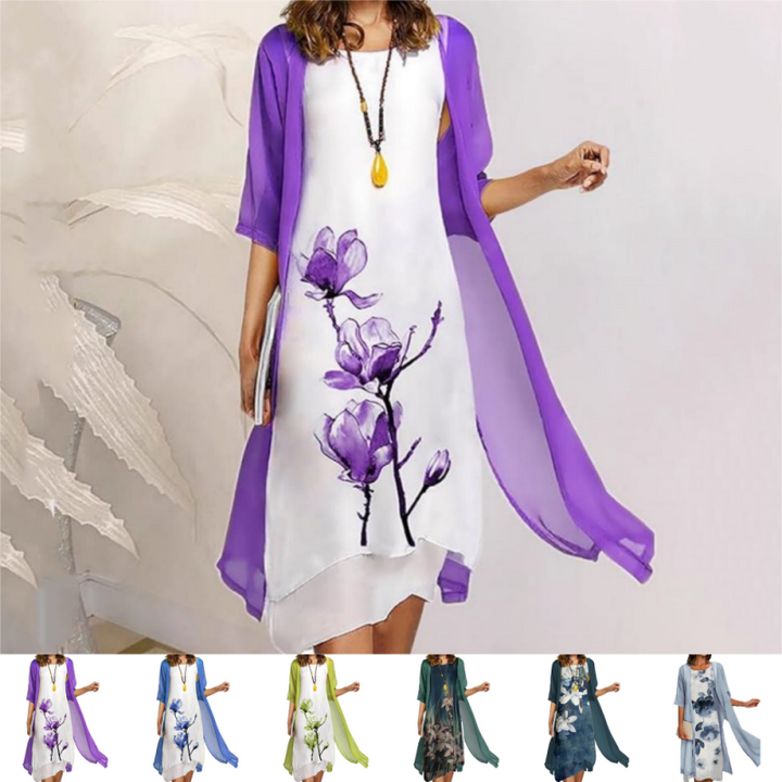 W&W Mode | Stilvolles Anzugskleid Mit Blumenmuster