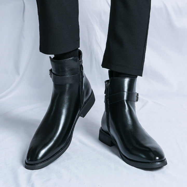 W&W Mode | Klassische Leder Herrenstiefel