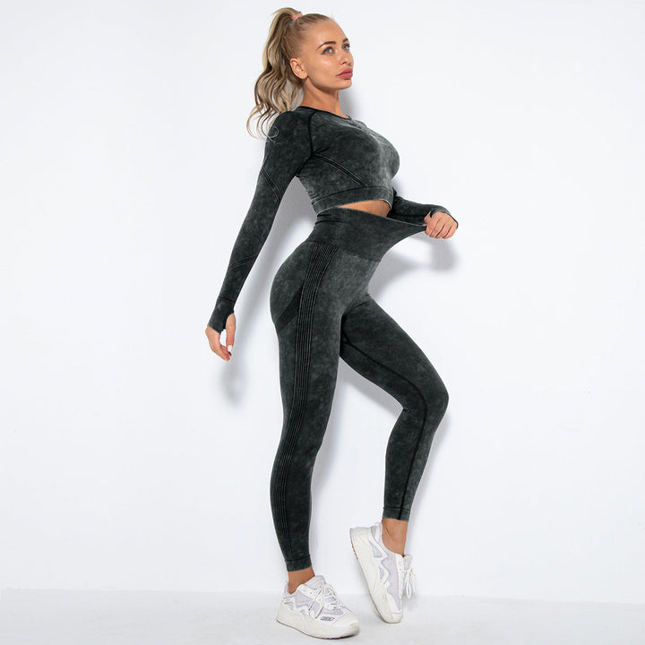 W&W Mode | Sportliches Set Mit Crop Top Und High Waist Leggings