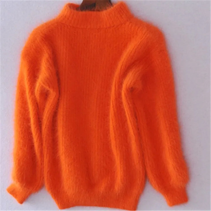 W&W Mode | Locker Gestrickter Damenpullover Einfarbige Farben