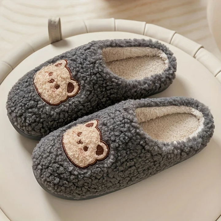 W&W Mode Plüschpantoffel