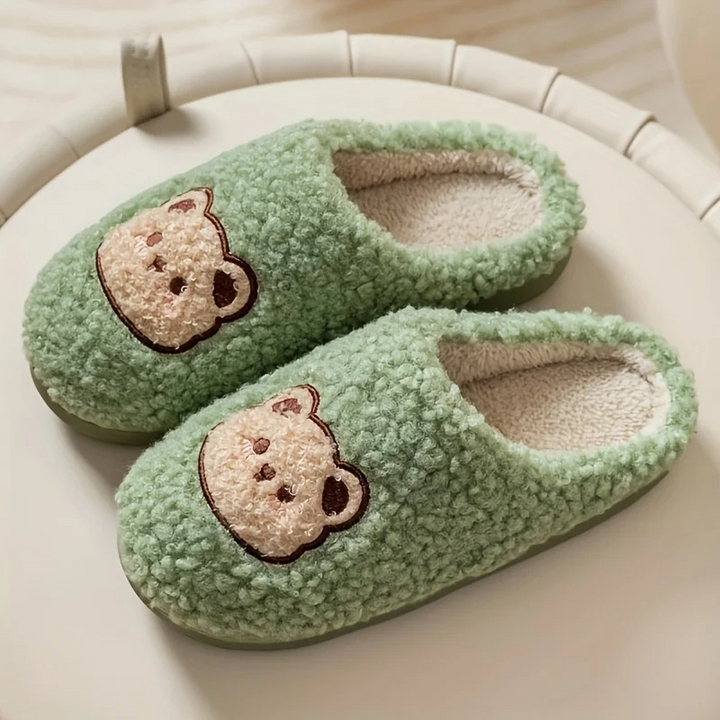W&W Mode Plüschpantoffel