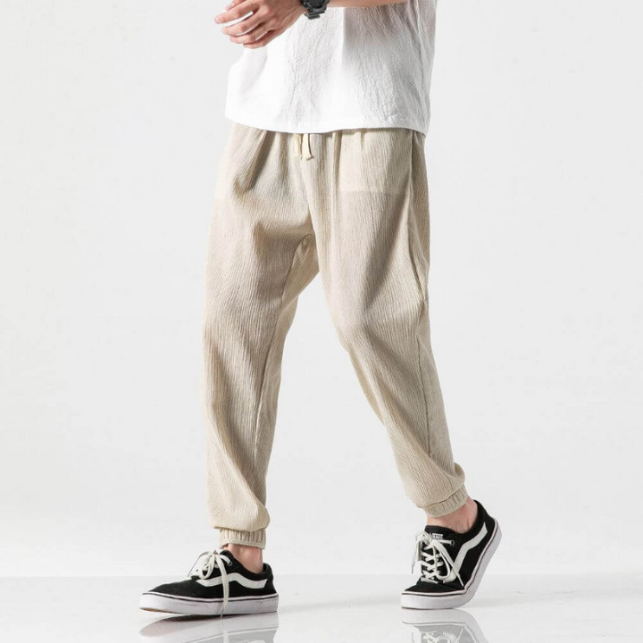 W&W Mode | Herren Sommer Hose In Beige