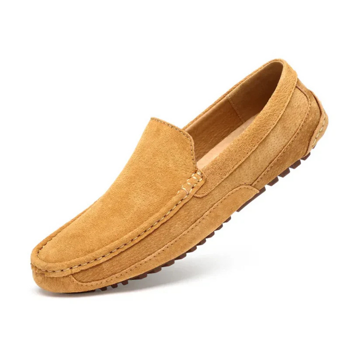W&W Mode | Herren Beige Mokassins Bequem