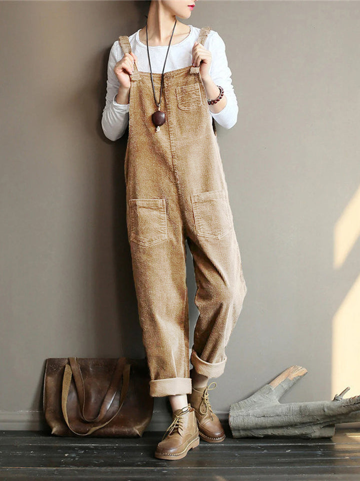 W&W Mode | SAMT OVERALL MIT WEITEM BEIN