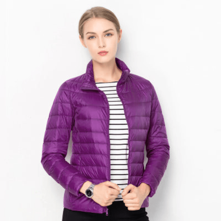 W&W Mode | Damen Jacke Elegante Leichte Daunenjacke Trendy & Bequem