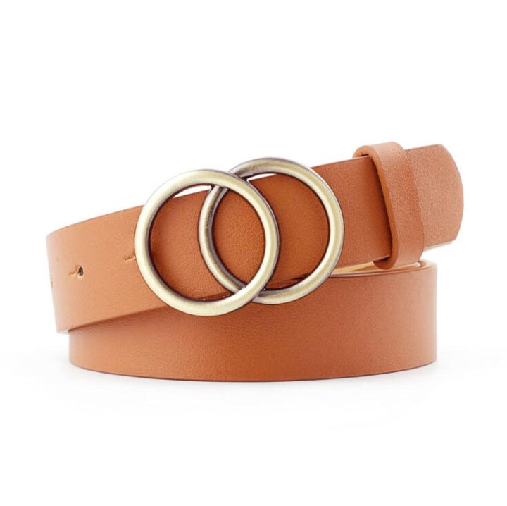 Beltona - Damen-Ledergürtel mit O-Ring-Schnalle - FashionWOLF