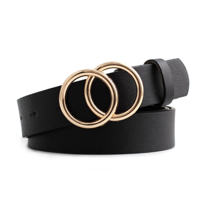 Beltona - Damen-Ledergürtel mit O-Ring-Schnalle - FashionWOLF