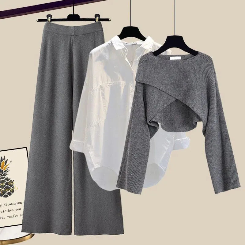 W&W Mode | Bequemes Dreiteiliges Langarm Set