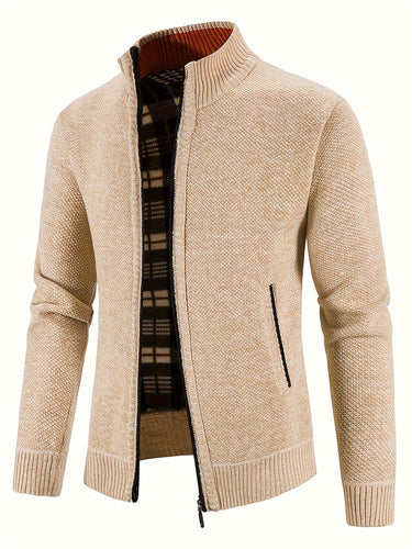 W&W Mode | urbaner Herrenmantel Warme Stehkragenjacke