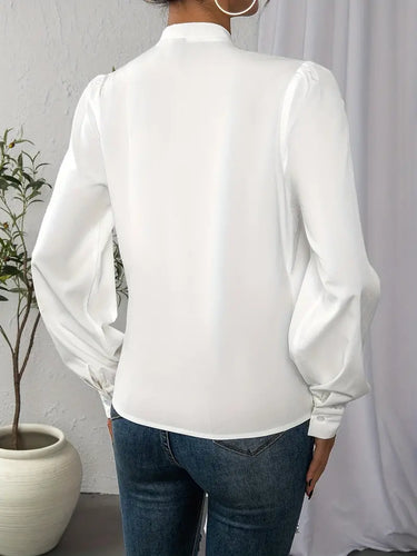 W&W Mode Blouse | Elegantes langärmeliges Top/Bluse für Frauen