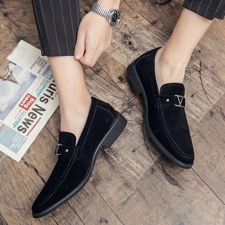 Eleganter Veloursleder-Loafer