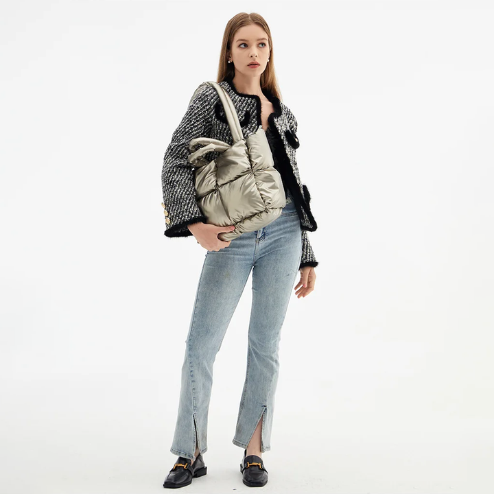 W&W Mode | Puffer Schultertasche