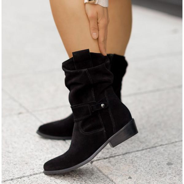 Damen Stiefeletten mit bequemem Einstieg und vielseitigem Design