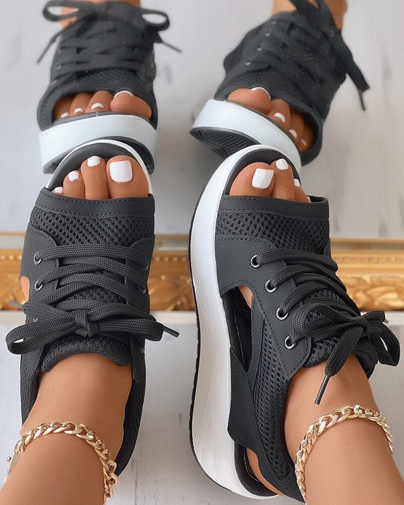 W&W Mode | Sommerliche, Grobe Sandalen