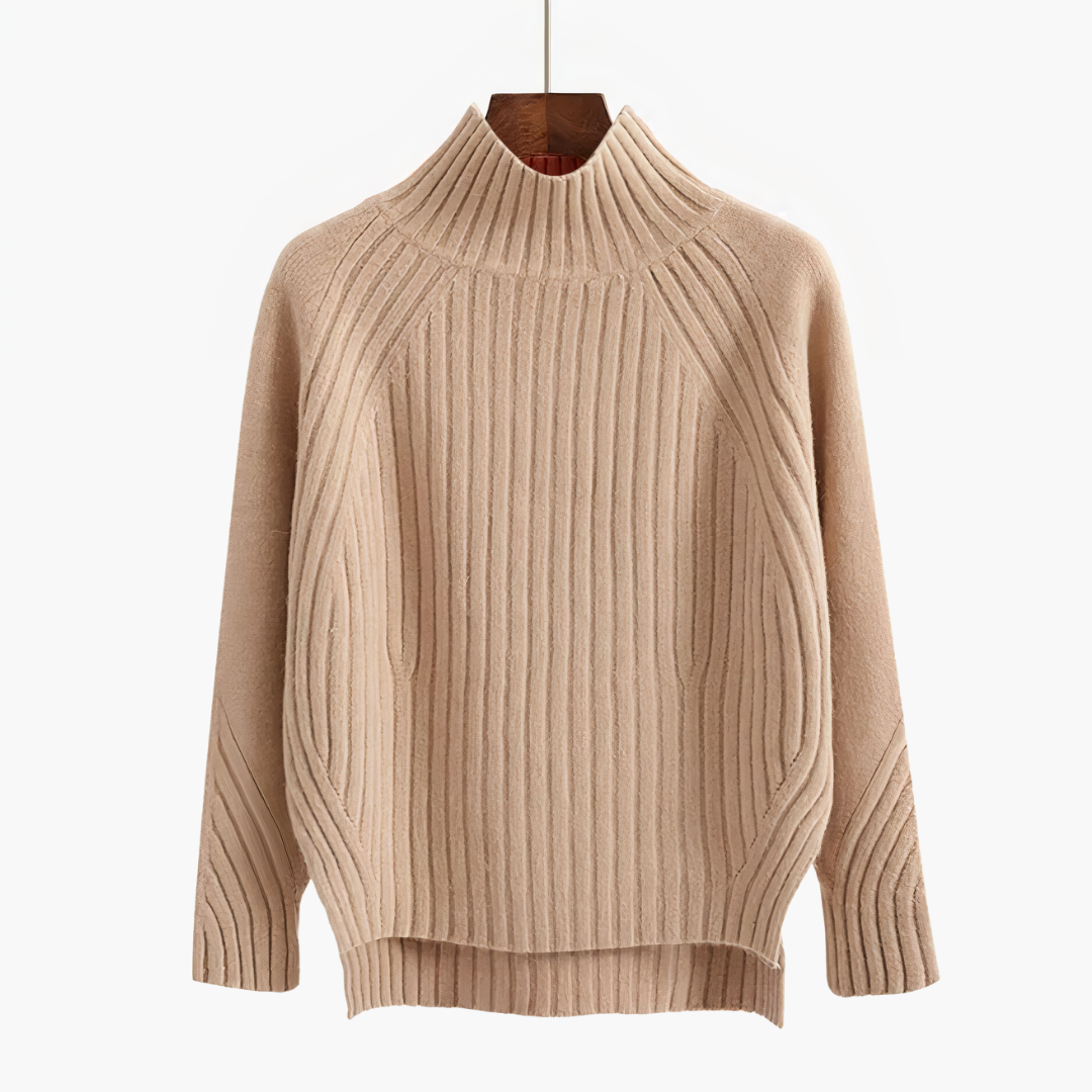W&W Mode - Damen gemütlicher Strickpullover