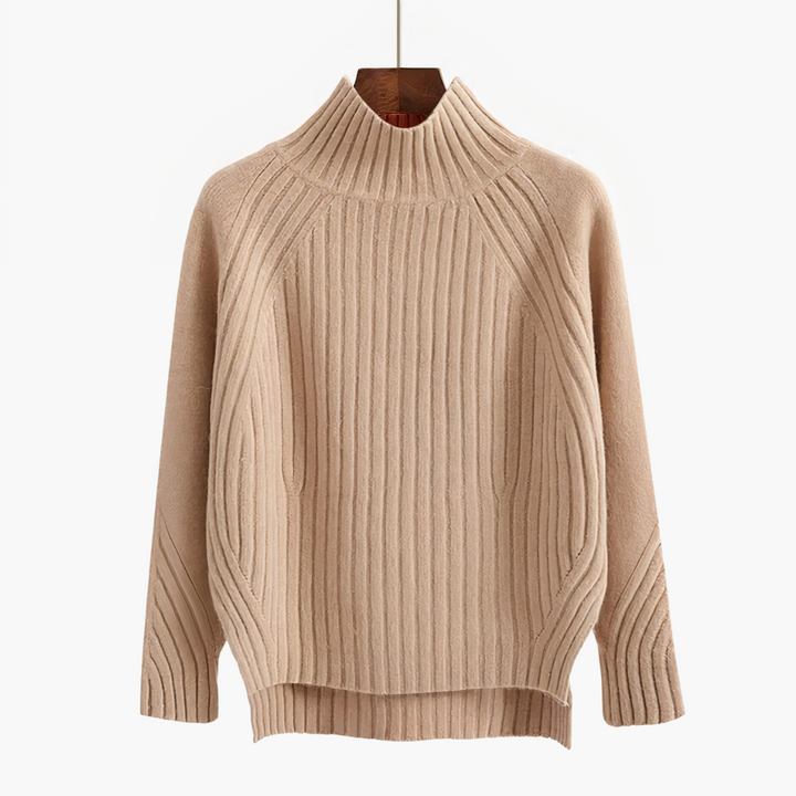 W&W Mode - Damen gemütlicher Strickpullover