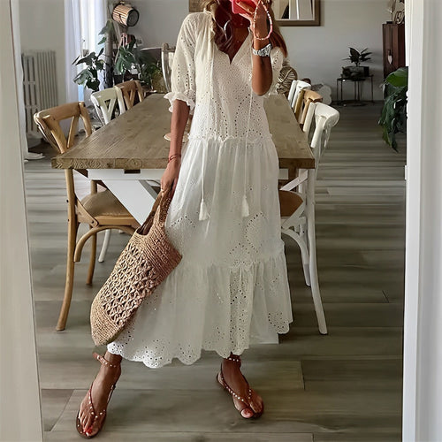 W&W Mode | Stylisches weißes Sommerkleid
