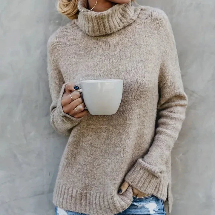 W&W Mode - Pullover mit Rollkragenpullover