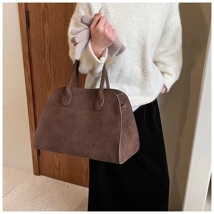 W&W Mode | Velourleder Tote Tasche