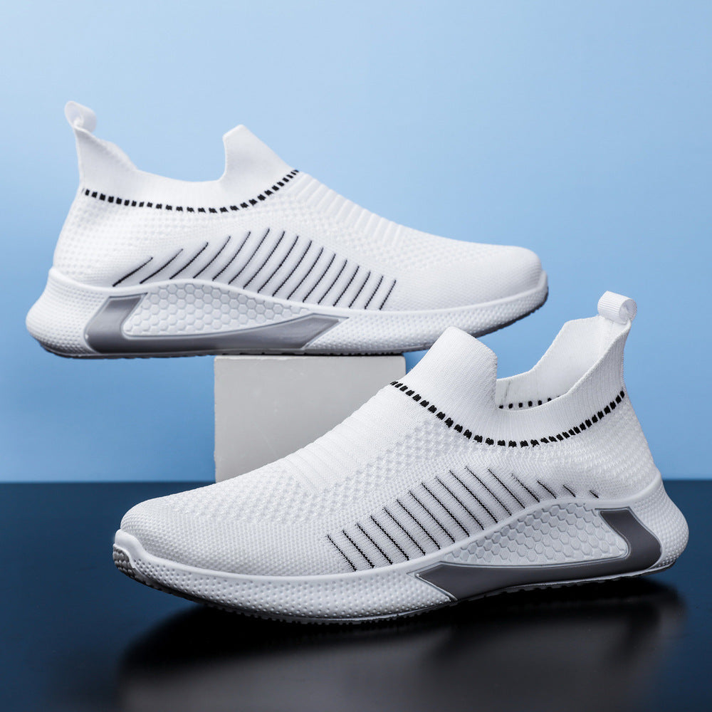 W&W Mode | Atmungsaktive Herren Sneaker Mit Streifendesign