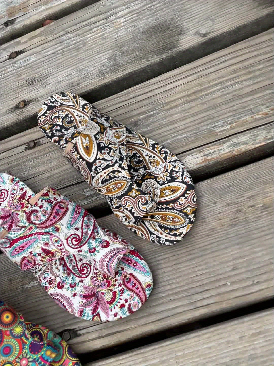 W&W Mode | Florale Flip Flops Für Frauen
