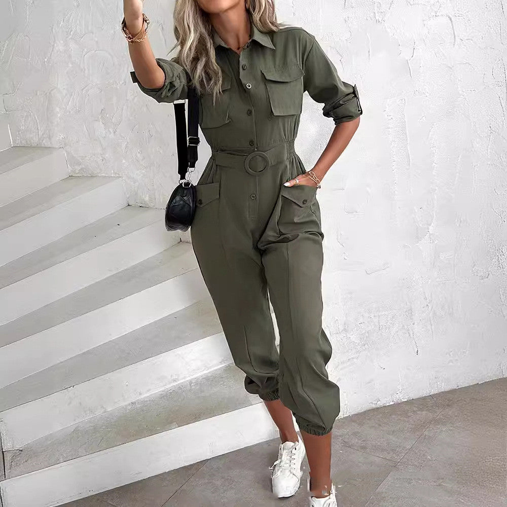 W&W Mode Fracht Taillen-Jumpsuit für Damen