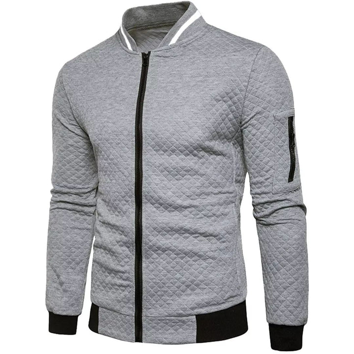 W&W Mode | Jacquard Zip-Bomberjacke