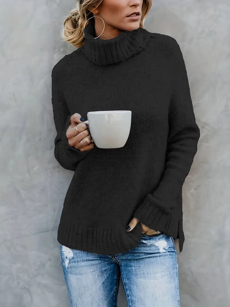W&W Mode - Pullover mit Rollkragenpullover