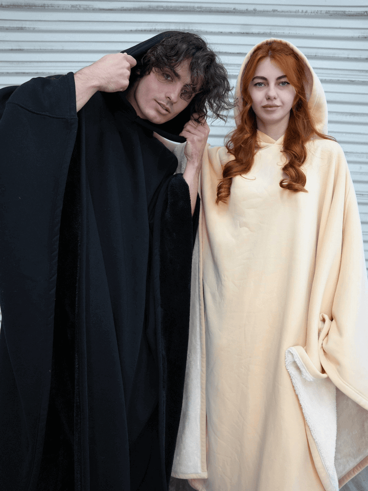 Oversize-Decken-Hoodie in Einheitsgröße