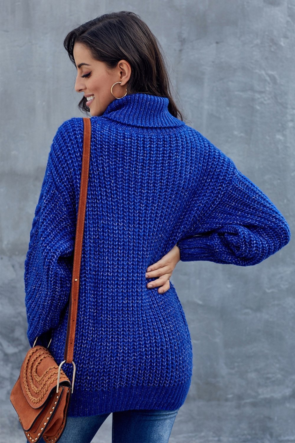 W&W Mode Kabel Rollkragen Warmer Pullover