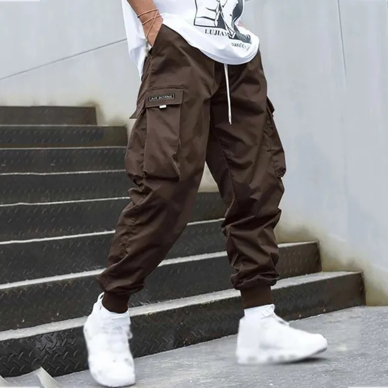 W&W Mode | Herren Schwarze Cargo Hose