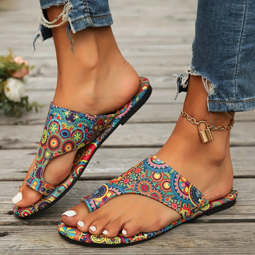 W&W Mode | Florale Flip Flops Für Frauen