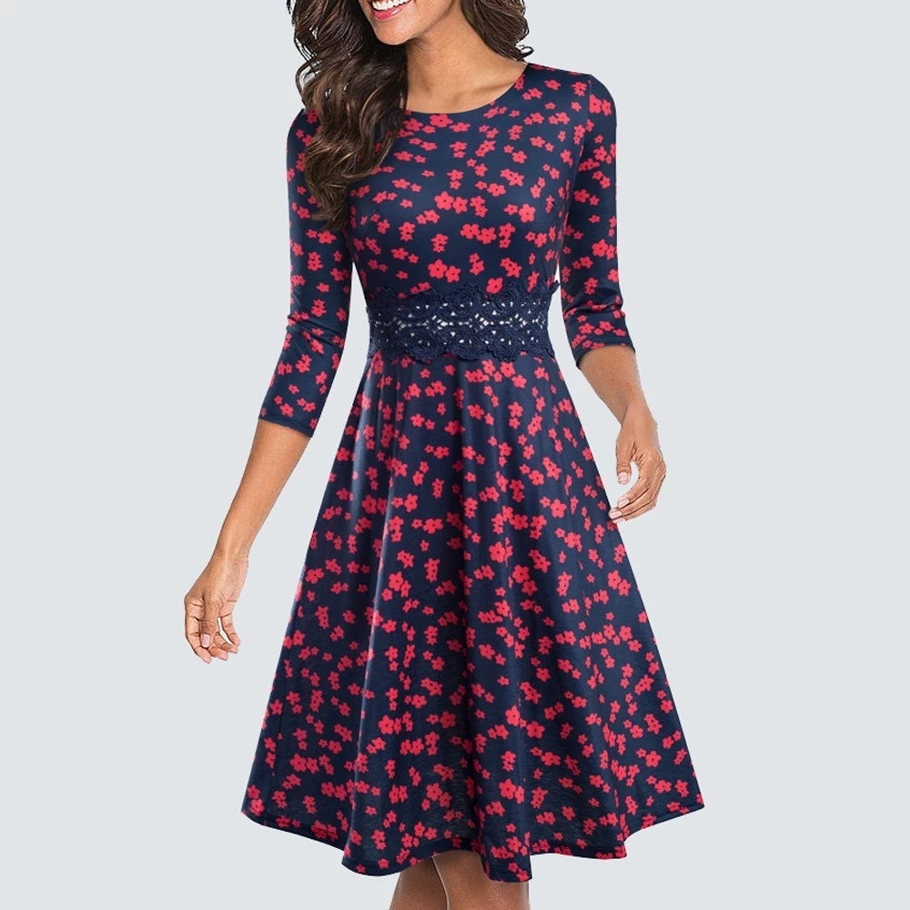W&W Mode Spitzen-Röhrenkleid für Damen