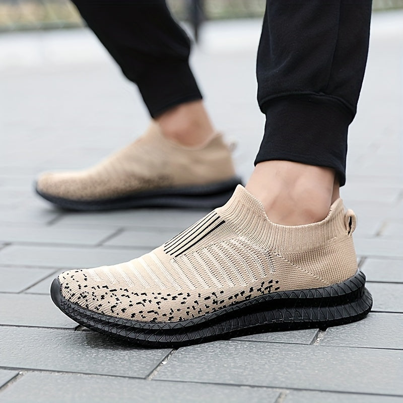 W&W Mode | Atmungsaktive Slip-On-Sneaker mit Strick-Obermaterial
