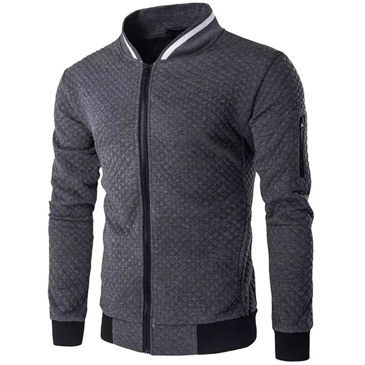 W&W Mode | Jacquard Zip-Bomberjacke